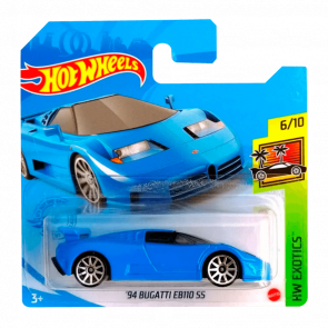 Машинка Базовая Hot Wheels '94 Bugatti EB110 SS Exotics 1:64 GRX25 Blue