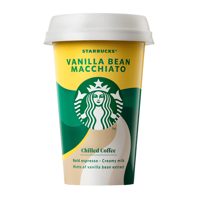 Напиток Starbucks Кофейный Vanilla Bean Macchiato 220ml - Retromagaz