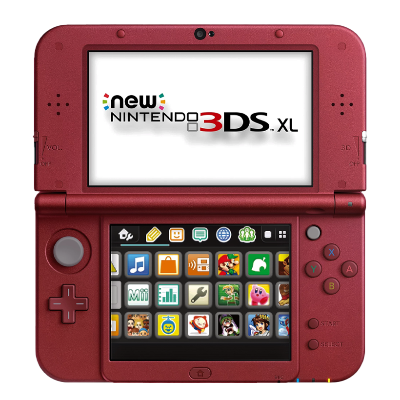 Консоль Nintendo 3DS XL New Monster Hunter Limited Edition Модифікована 32GB Red + 10 Вбудованих Ігор Б/У - Retromagaz