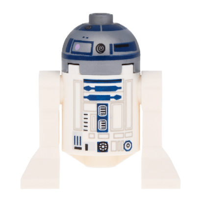 Фігурка Lego R2-D2 Astromech Flat Silver Head Red Dots Star Wars Дроїд sw0527 Б/У - Retromagaz