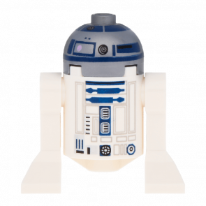 Фигурка Lego R2-D2 Astromech Flat Silver Head Red Dots Star Wars Дроид sw0527 Б/У