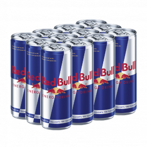 Набір Напій Енергетичний 12шт Red Bull 250ml - Retromagaz