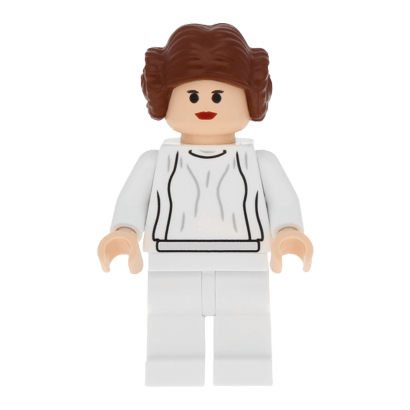 Фигурка Lego Повстанец Princess Leia Light Nougat White Dress Small Eyes Star Wars sw0175 Б/У - Retromagaz