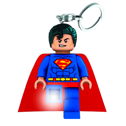 Брелок Lego Superman LED Light Key Chain 5002913 LGL-KE39 Б/У - Retromagaz