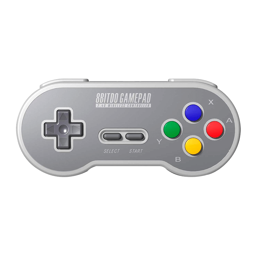 Геймпад Бездротовий 8BitDo SNES SN30 Switch PC 2.4Ghz Europe Grey Новий - Retromagaz