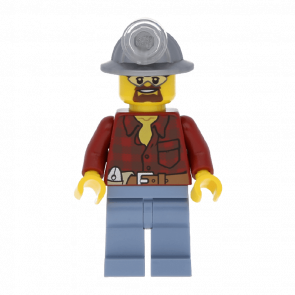 Lego Фигурка City Construction Worker Строитель 2 cty0309 1 Ориг Б/У H