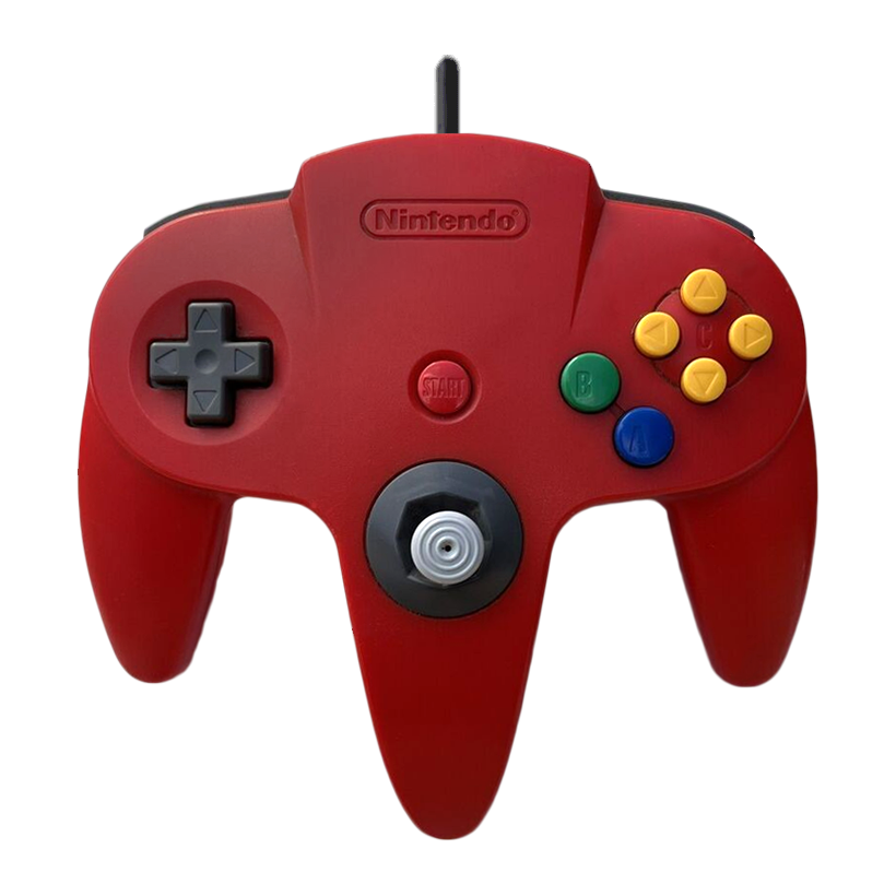 Геймпад Проводной Nintendo N64 NUS-005 Red 1.9m Б/У - Retromagaz