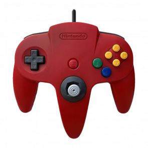 Геймпад Дротовий Nintendo N64 NUS-005 Red 1.8m Б/У - Retromagaz