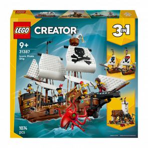 Конструктор Lego Культовий Піратський Корабель Creator 31387 Новий - Retromagaz