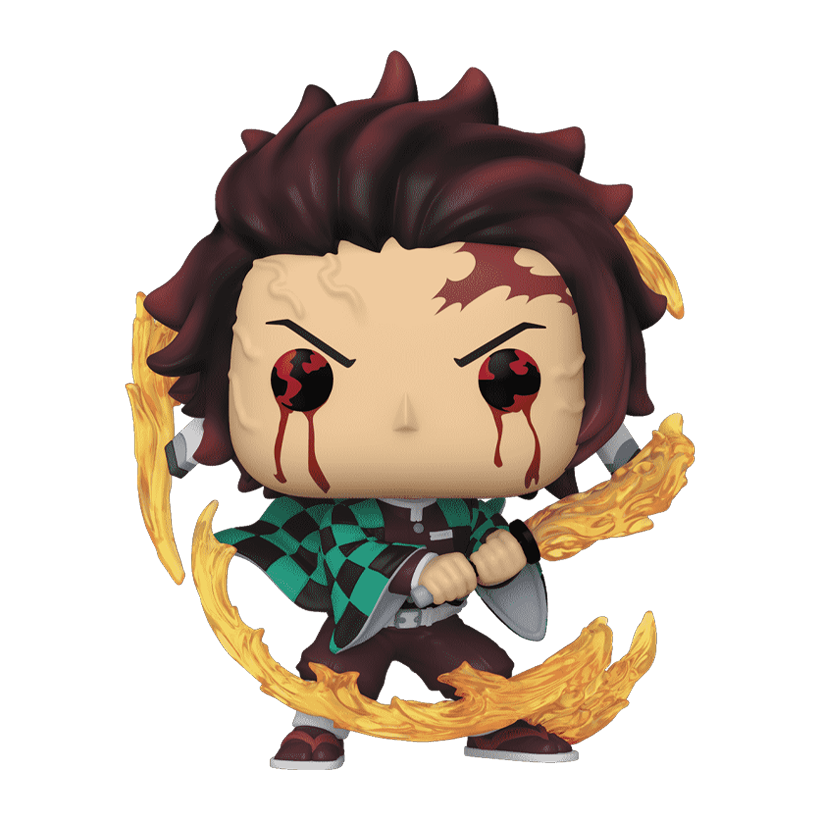 Фигурка FUNKO POP! Клинок Рассекающий Демонов Тандзиро Камадо Demon Slayer Tanjiro Kamado Sun Breathing 116mm 1748 80334 - Retromagaz
