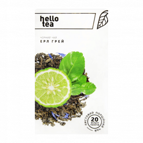 Чай Пакетированный Черный Hello Tea Эрл Грей 40g - Retromagaz