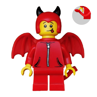 Фигурка Lego Collectible Minifigures Series 16 Cute Little Devil col247 1 Б/У Отличное - Retromagaz