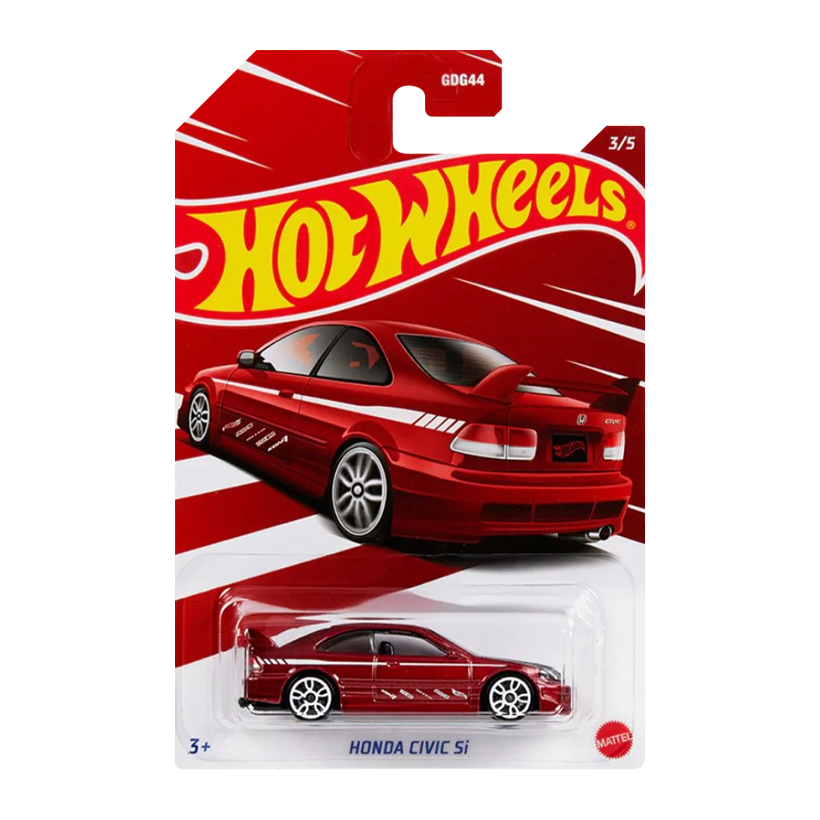 Тематична Машинка Hot Wheels Honda Civic Si Honda 1:64 HDH21 Red - Retromagaz