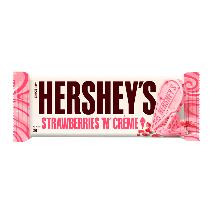 Шоколад Strawberries'N'Creme Bar 39g - Retromagaz