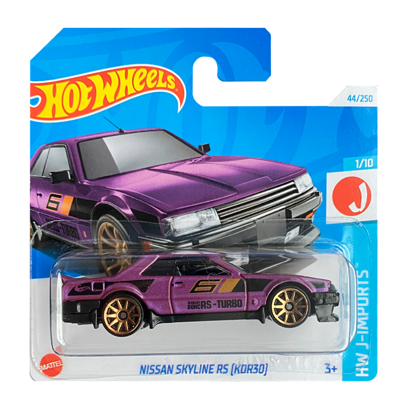 Машинка Базовая Hot Wheels Nissan Skyline RS (KDR30) J-Imports 1:64 HTC40 Purple - Retromagaz