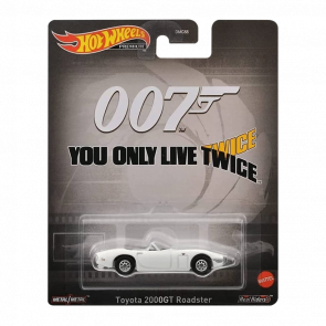 Машинка Premium Hot Wheels 007: You Only Live Twice Toyota 2000GT Roadster Rep. Entertainment 1:64 HKC27 White