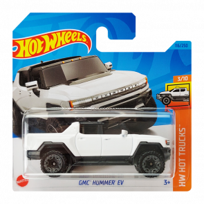 Машинка Базовая Hot Wheels GMC Hummer EV Hot Trucks 1:64 HKJ00 White - Retromagaz