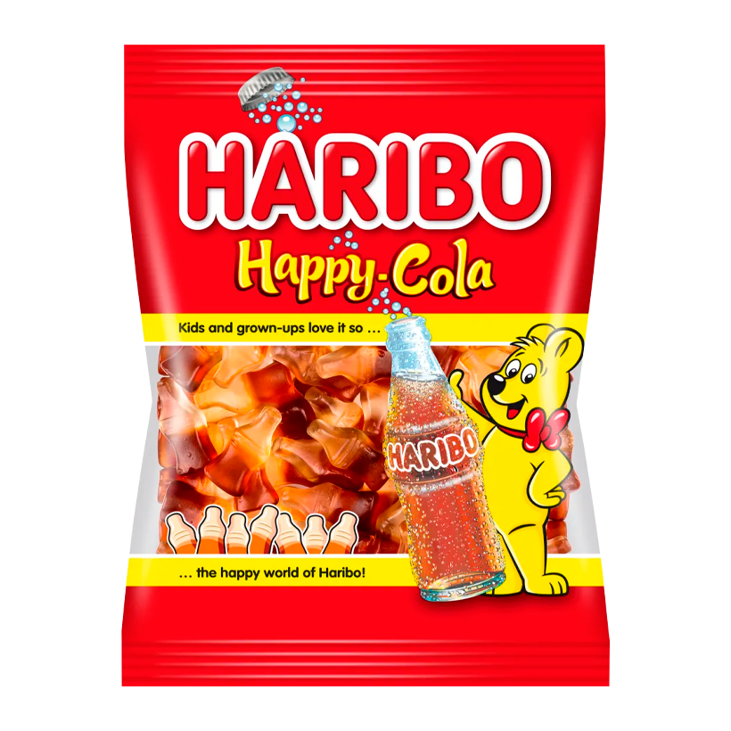 Цукерки Жувальні Haribo Happy-Cola 175g - Retromagaz