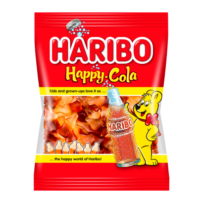 Цукерки Жувальні Haribo Happy-Cola 175g - Retromagaz