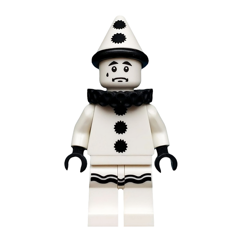 Фігурка Lego Series 10 Sad Clown Collectible Minifigures col10-11 col155 Б/У - Retromagaz