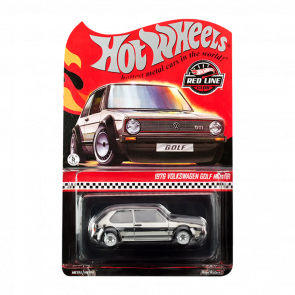Машинка Premium Hot Wheels 1976 Volkswagen Golf MK1 GTI Red Line Club RLC 1:64 JCP07 Grey Машинка Premium Hot Wheels 1976 Volkswagen Golf MK1 GTI Red Line Club RLC 1:64 JCP07 Grey - Retromagaz