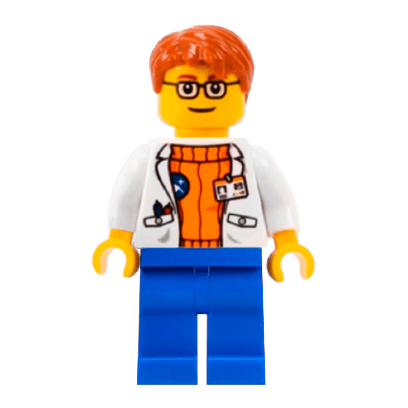 Фигурка Lego Arctic 973pb1708 Scientist City cty0552 Б/У - Retromagaz