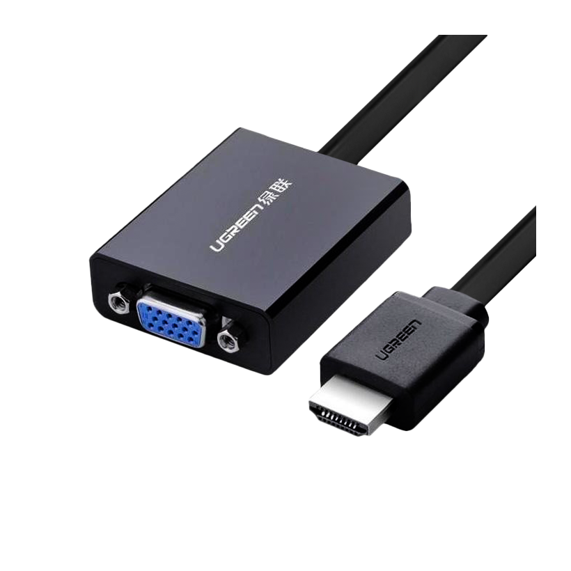 Адаптер Ugreen CM611 HDMI - VGA Black - Retromagaz