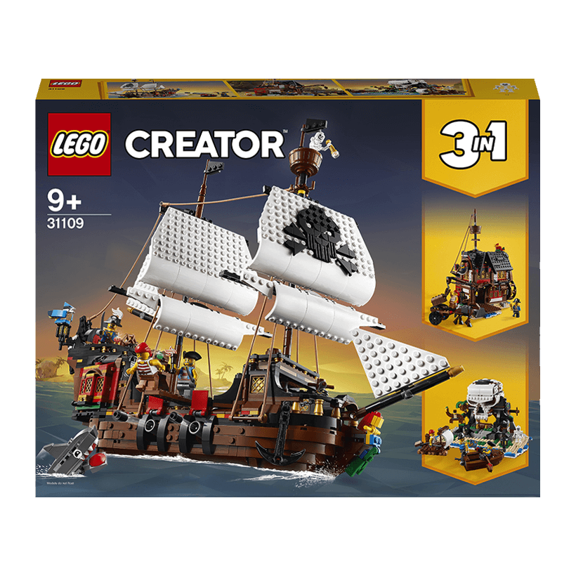 Конструктор Lego Піратський корабель Creator 31109 Новий - Retromagaz