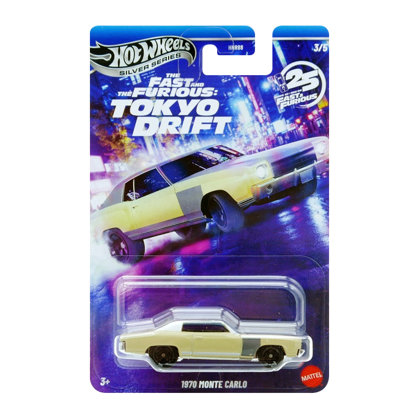Тематическая Машинка Hot Wheels 1970 Monte Carlo Fast & Furious 1:64 JKX07 Brown - Retromagaz