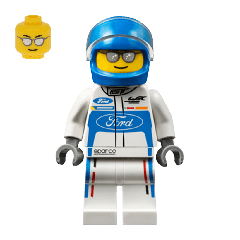 Фигурка Lego Speed Champions Ford 2016 GT Driver Другое sc038 Б/У - Retromagaz