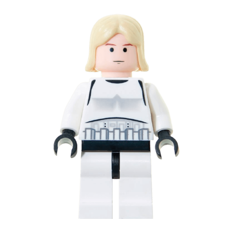 Фігурка Lego Джедай Luke Skywalker Stormtrooper Outfit Star Wars sw0204 Б/У - Retromagaz