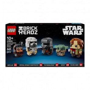 Конструктор Lego The Mandalorian and Grogu: Allies & Villains BrickHeadz 40856 Новий - Retromagaz