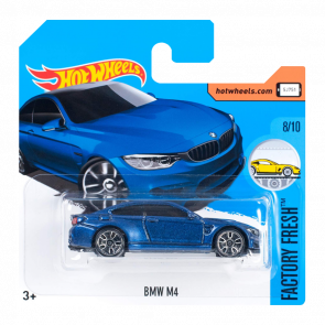 Машинка Базовая Hot Wheels BMW M4 Factory Fresh 1:64 DTX57 Dark Blue