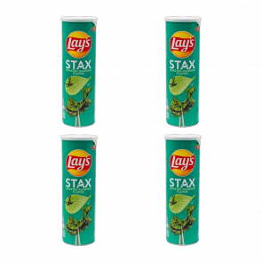 Набір Чипси 4шт Lay's Stax Seaweed Азійські зі Смаком Норі 90g - Retromagaz