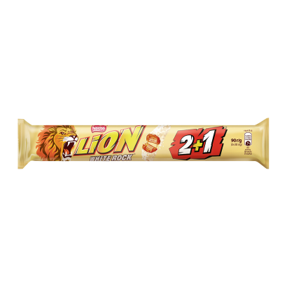 Батончик Nestle Lion White Rock 2+1 90g - Retromagaz