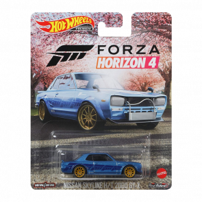 Машинка Premium Hot Wheels Nissan Skyline H/T 2000 GT-X 4 Forza Horizon GRL69 Blue Новий