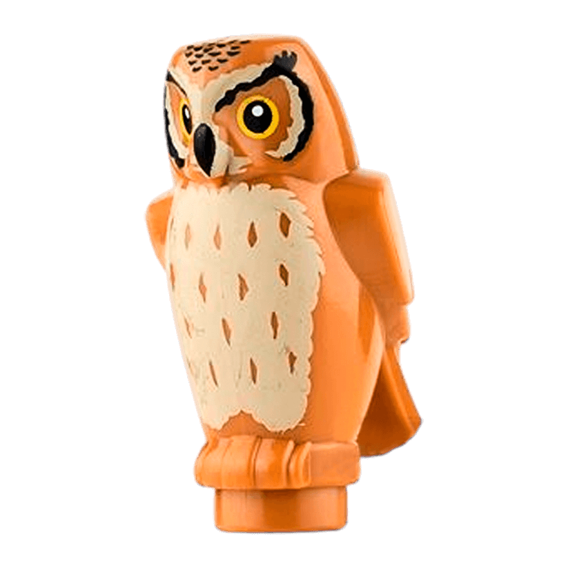 Фігурка Lego Повітря Owl Animals 92084pb04 Medium Nougat Б/У - Retromagaz