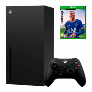 Набор Консоль Microsoft Xbox Series X 1TB Black Новый + Игра FIFA 22 Набор Консоль Microsoft Xbox Series X 1TB Black Новый + Игра FIFA 22 - Retromagaz