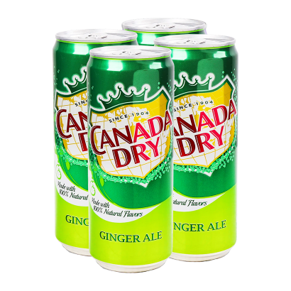 Набір Напій 4шт Canada Dry Ginger Ale 330ml - Retromagaz
