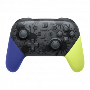 Геймпад Беспроводной Nintendo Switch Pro Controller Splatoon 3 Special Edition Yellow Blue Новый - Retromagaz