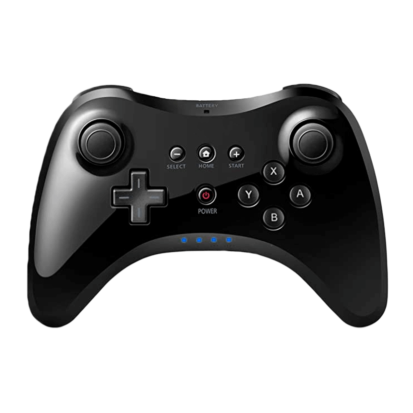 Геймпад Бездротовий RMC Wii U Pro Controller Black Б/У - Retromagaz