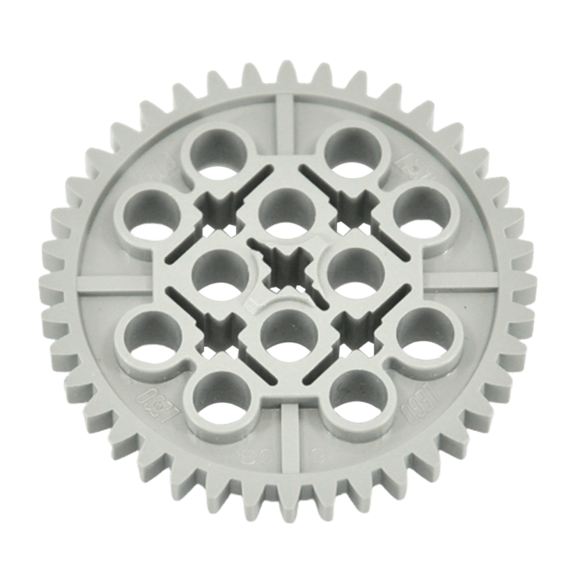 Technic Lego Шестірня 40 Tooth 3649 34432 364902 4285634 6195314 Light Bluish Grey Б/У - Retromagaz