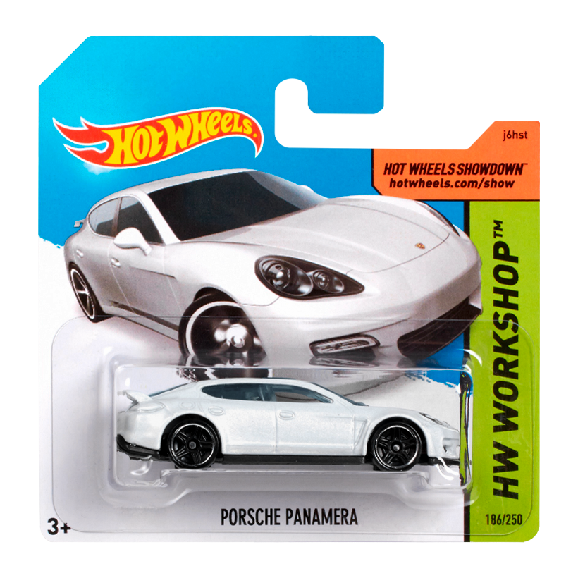 Машинка Базова Hot Wheels Porsche Porsche Panamera Workshop 1:64 CFH85 White - Retromagaz