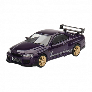 Машинка Premium MINI GT Nissan Skyline GT-R (R34) Tommykaira R-z 1:64 Purple