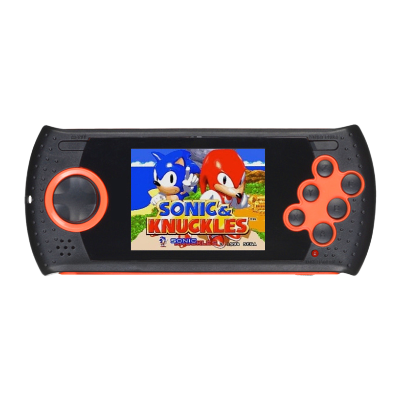 Консоль AtGames Mega Drive Sega Gopher Wireless 16 Bit Orange Black + 20 Вбудованих Ігор Б/У - Retromagaz