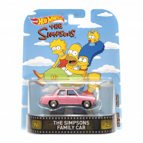 Машинка Premium Hot Wheels The Simpsons Family Car Rep. Entertainment 1:64 DWJ90 Pink