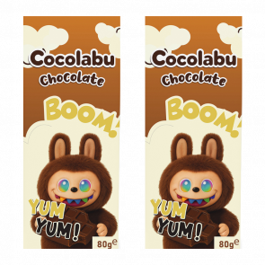 Набор Шоколад Молочный 2шт Cocolabu Лабубу Boom Brown 80g - Retromagaz