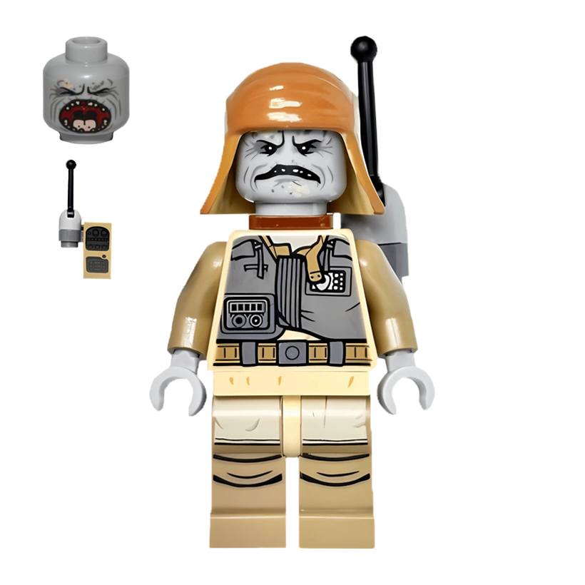 Фигурка Lego Другое Pao with Sticker on Backpack Star Wars sw0798s 75156 Б/У - Retromagaz