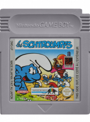 Игра Nintendo Game Boy The Smurfs Французька Версія Только Картридж Б/У