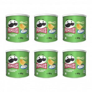 Набор Чипсы 6шт Pringles Mini Sour Cream & Onion 40g - Retromagaz